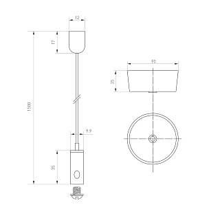 Светильник ALT-LINEAIR-FLAT-UPDOWN-DIM-S2094-600-25W Warm3000 (BK, 100 deg, 230V) (Arlight, IP20 Металл, 3 года)