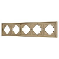 Рамка пластиковая FRM-TENDO-SFPL-5-GD (Arlight, -)