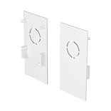 Заглушка торцевая 2 шт. Exility накладной белый