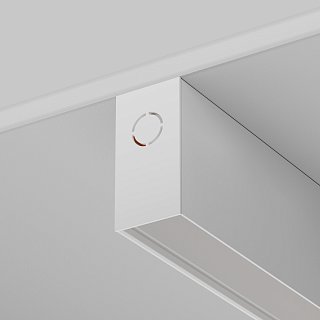 Заглушка торцевая 2 шт. Exility накладной белый