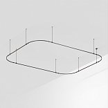 Основание ART-APRIORI-RECTANGLE-SOFT-ROD-800-4500x3500 (BK) (Arlight, IP20 Металл, 3 года)