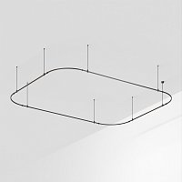 Основание ART-APRIORI-RECTANGLE-SOFT-ROD-800-4500x3500 (BK) (Arlight, IP20 Металл, 3 года)