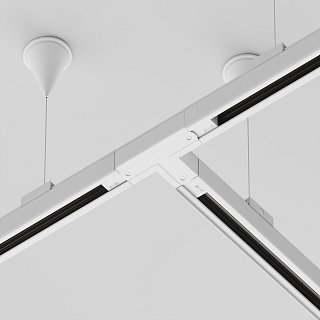 Коннектор Т-образный правый Trinity белый