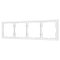 Рамка пластиковая FRM-NOBE-SFPL-4-WH (Arlight, -)