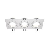 Встраиваемый светильник Atom GU10 3x10Вт