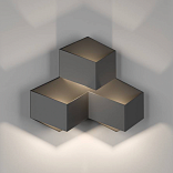 Светильник настенный GW PALMIRA черный, 9 Вт, GW-1101-3-9-BL-WW