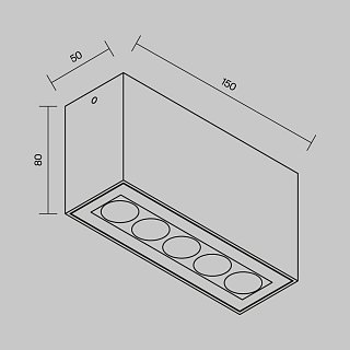Потолочный светильник Ares 3000К 10Вт IP 54