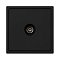 Механизм телевизионной розетки SCT-NOBE-MTV1-SFPL-BK (Arlight, Черный оникс)