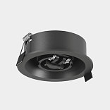 Крепление сменное М7 для светильников MINI VILLY, поворотное встраиваемое углубленное, цвет Черный, MINI-VL-M7-BL