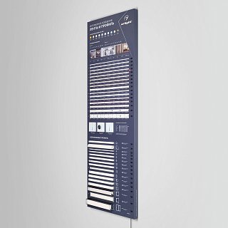 Стенд Ленты и Профиль RT-LUX-S1-1760x600mm (DB 3мм, пленка, подсветка) (Arlight, -)