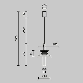 Подвесной светильник Sound Wave G9х1