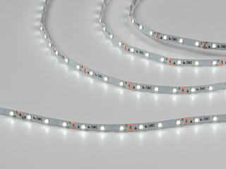 Светодиодная лента  3528, 60 LED/м, 4,8 Вт/м, 12В , IP20, Цвет: Холодный белый, SWG360-12-4.8-W-M