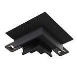 Коннектор угловой встраиваемый под ГКЛ 12,5 мм Basity, черный