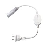 Коннектор питания с сетевой вилкой для светодиодной ленты 220В  201205