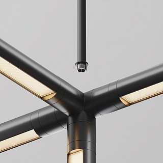 Подвес на жёстком основании с потолочной чашей для системы Shelf