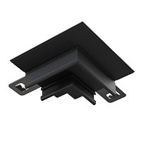 Коннектор угловой встраиваемый под ГКЛ 12,5 мм Basity, черный