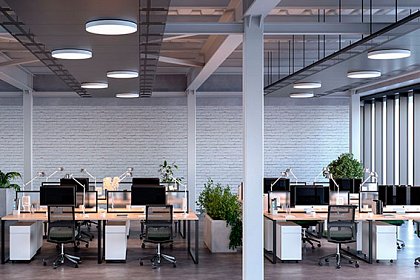 Офис в стиле лофт