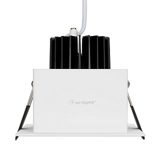 Светильник CL-KARDAN-S102x102-9W Warm (WH, 38 deg) (Arlight, IP20 Металл, 3 года)