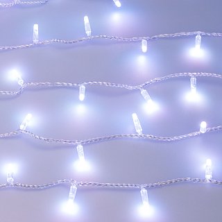 Светодиодная гирлянда ARD-STRING-CLASSIC-10000-CLEAR-100LED-LIVE RGB-DMX (24V, 10W) (Ardecoled, IP65)