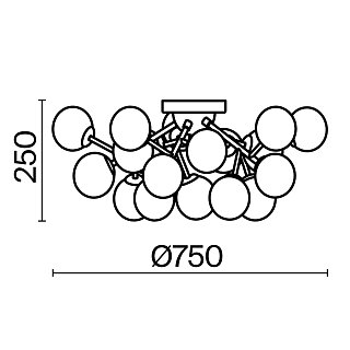 Потолочный светильник Dallas G9х20