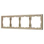 Рамка пластиковая FRM-NOBE-SFPL-4-GD (Arlight, -)