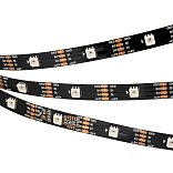 Светодиодная лента SPI-5000-RAM-5060-30 12V Cx1 RGB-Auto (Black 10mm, 4.8W/m, IP20) (Arlight, Открытый, IP20)