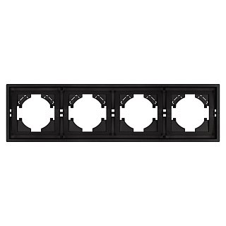 Рамка пластиковая FRM-TENDO-SFPL-4-BK (Arlight, -)