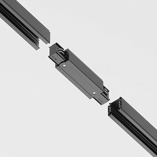 Коннектор прямой Trinity черный