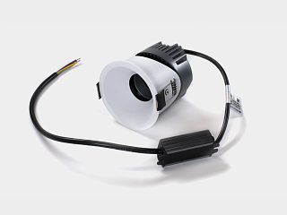 Светильник встраиваемый 12Вт 55° IP65 белый 3000К поворотный RC-D84-12-WH-WW65