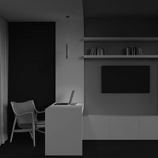 Подвесной светильник Focus Design GU10 1x10Вт