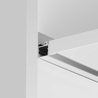 Алюминиевый профиль встраиваемый скрытого монтажа 26x30 (Серебро, 2 м), ALM-2630-S-2M 632014