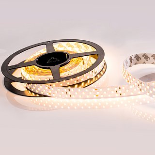 Светодиодная лента RT 2-5000 24V Warm3000 3x2 (2835, 1260 LED, LUX) (Arlight, 27 Вт/м, IP20)