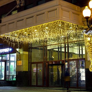 Светодиодная гирлянда ARD-EDGE-CLASSIC-2400x600-WHITE-88LED-MILK-STD Warm (230V, 6W) (Ardecoled, IP65)