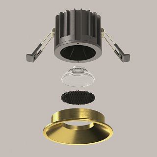 Встраиваемый светильник Round 3000K 12W 50°
