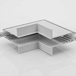 Коннектор угловой внутренний для встраиваемого шинопровода SY-LINK, SY-LINK-INT-T2S-WH