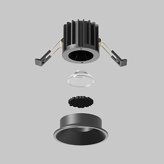 Встраиваемый светильник Round 3000K 7W 50°