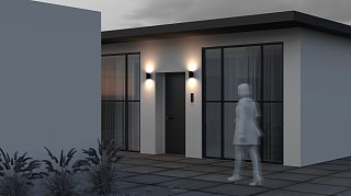 Настенный светильник (бра) Shim 3000К 10Вт IP 65