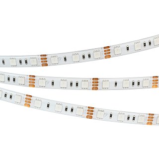 Светодиодная лента RTW 2-5000SE 12V RGB 2x (5060, 300 LED, LUX) (Arlight, 14.4 Вт/м, IP65)