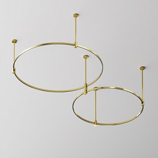 Шинопровод круглый 800 мм Flarity латунь