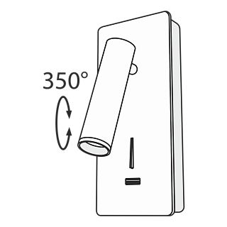 Настенный светильник (бра) Mirax 3000К 3Вт IP 20