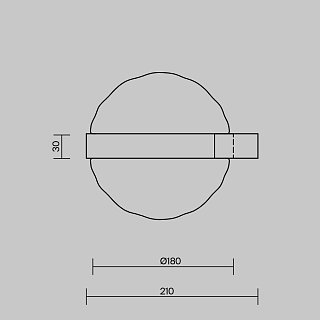 Настенный светильник (бра) Misterio 3000К 6Вт
