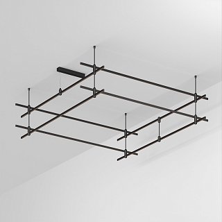 Основание ART-APRIORI-QUADRAT-2-ROD-400-2000x2000 (BK) (Arlight, IP20 Металл, 3 года)