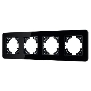 Рамка стеклянная FRM-OMALI-GS-4-BK (Arlight, -)