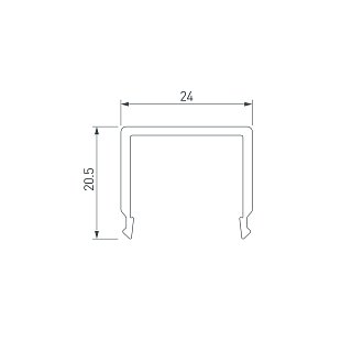 Экран G-K MAT-L для PLS-GIP, LOCK (Arlight, Пластик)