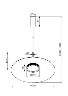 Подвесной светильник El 3000К 12Вт