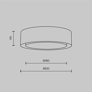 Потолочный светильник Bergamo E27х3 60Вт