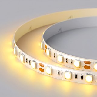 Светодиодная лента RTW 2-5000SE 12V Yellow 2x (5060, 300 LED, LUX) (Arlight, 14.4 Вт/м, IP65)