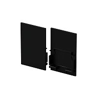 Комплект заглушек (для профиля 35×51) 2 шт., ALM-3551-B-EC 642063