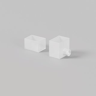 Заглушки для гибкого неона 17x12 мм 2 шт. (выход боковой)