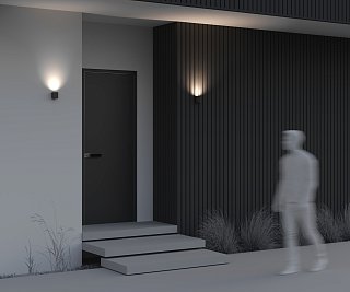 Настенный светильник (бра) Slat GU10х1 10Вт IP 54